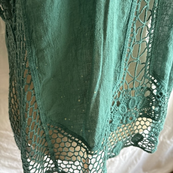 Xhilaration Teal Lace Tank Top - Picture 4 of 7
